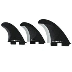 Endorfins Slater KS1 3 Fin Set Large 2 Tab Black Black