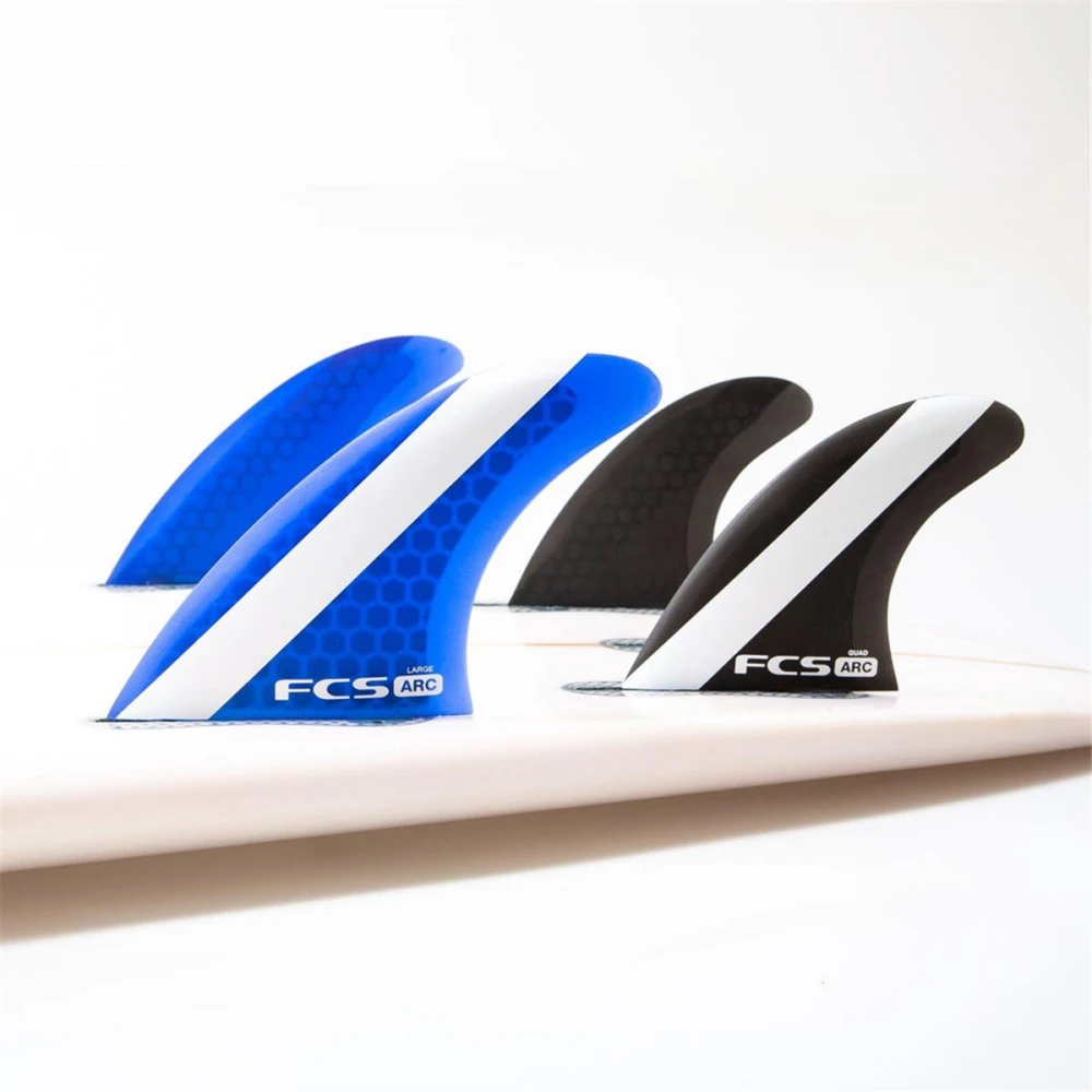 FCS ARC Large PC Tri-Quad Fin Set Surfboard Finnensatz (L) – Bild 3