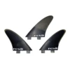 FCS H-2 Glass Flex Tri Fin Set Black (M)