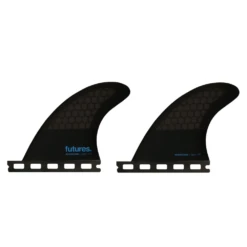 FUTURES Quad 2 Fin Set 3.75 Flat Honeycomb