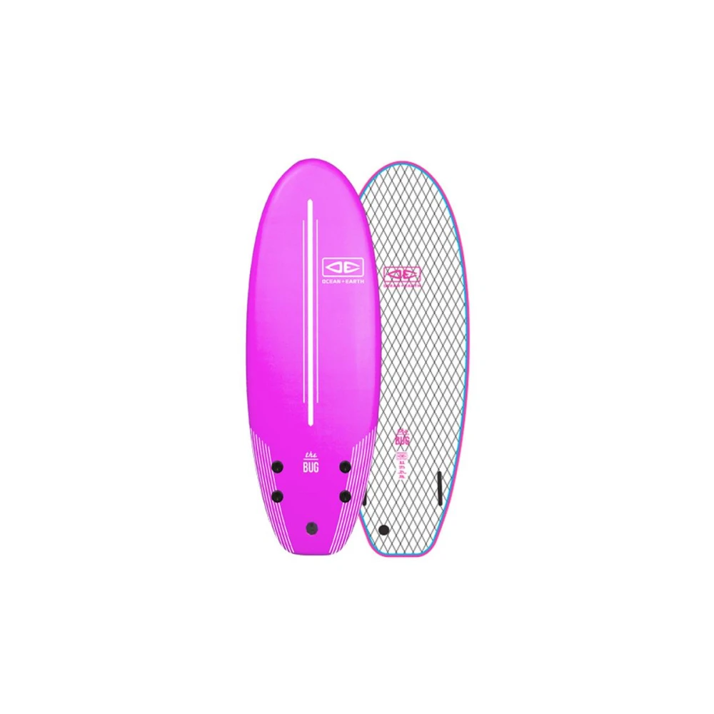 Ocean & Earth Bug 4'8" Mini Softboard Pink