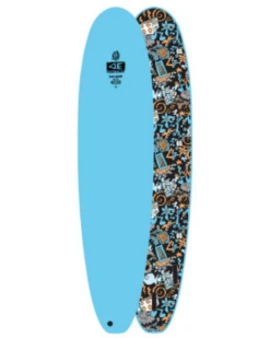 Ocean & Earth Ezi Rider 8' Softboard Hippy Skull Blue