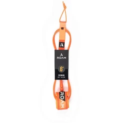 ROAM Surfboard Leash Premium 6.0 183cm 7mm Orange
