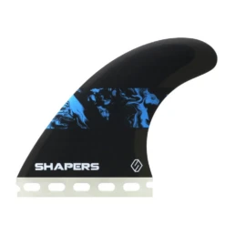 Shapers Fins Medium CoreLite Tri-Fin Set Black/Blue