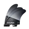 Shapers Fins Pivot Large Tri-Fin Set Black/Grey