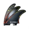 Shapers Fins Reef Heazlewood Medium CoreLite Tri-Fin Set Orange