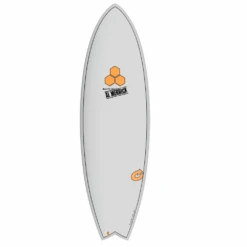 Surfboard CHANNEL ISLANDS X-lite Pod Mod 6.6 Grau