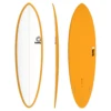 Surfboard TORQ Epoxy TET 6.8 Funboard White Orange