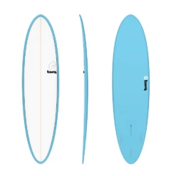 Surfboard TORQ Epoxy TET 7.2 Funboard Blue Pinline
