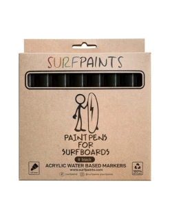 Surfpaints Paintpens For Surfboards Wasserbasierte Marker Stifte Black